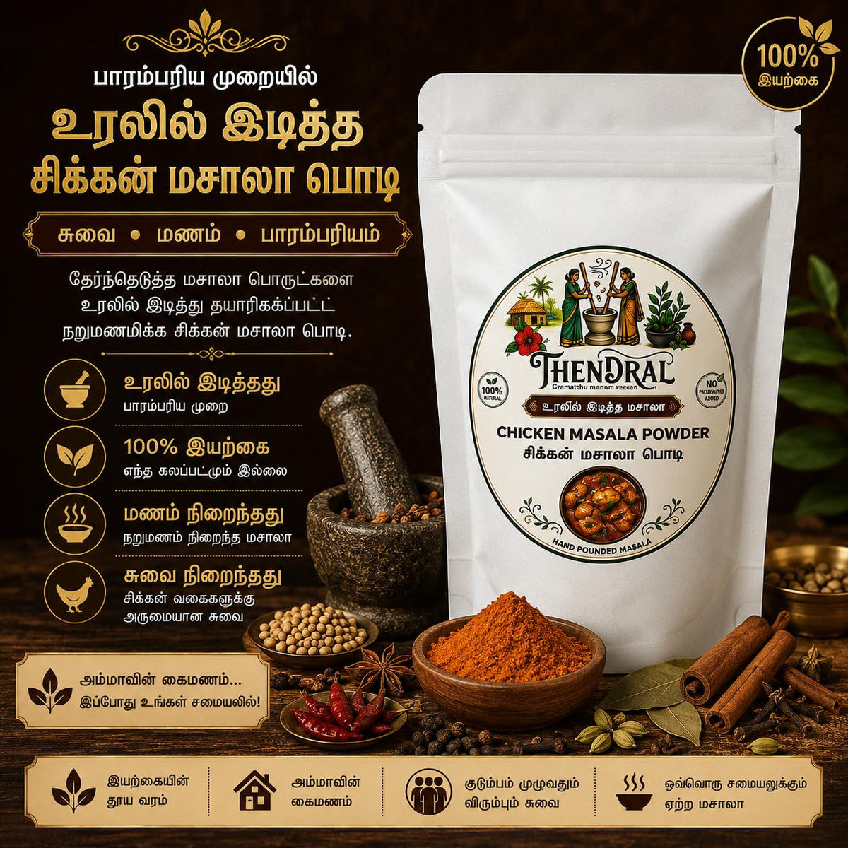 சிக்கன் குழம்பு மசாலா